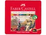 Faber-Castell Ecolápices de Colores Caja Metálica 24 Colores Surtidos Mina Suave Certificado FSC
