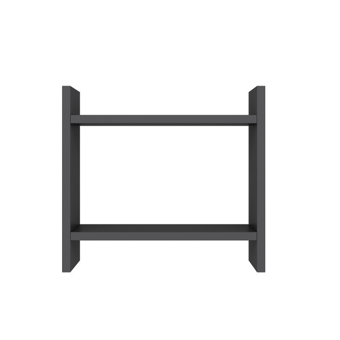 Hanah Home Estantería de Cocina Denver, Antracita, 34x10x30 cm Hanah Home Estantería de Cocina Denver, Antracita, 34x10x30 cm