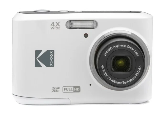 Kodak PIXPRO FZ45 Cámara Digital Compacta 16 MP, Zoom Óptico 4x, Grabación Full HD, Color Blanco