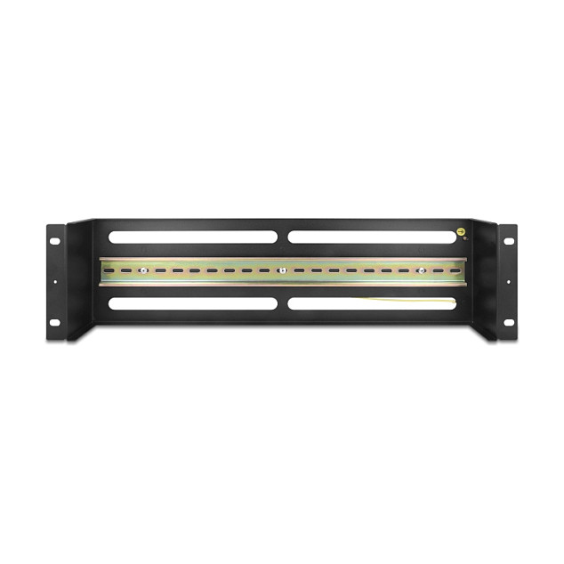 DeLOCK 67197 Panel para interruptores automáticos de metal Negro 3 HE DeLOCK 67197 Panel para interruptores automáticos de metal Negro 3 HE
