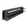 DeLOCK 67197 Panel para interruptores automáticos de metal Negro 3 HE