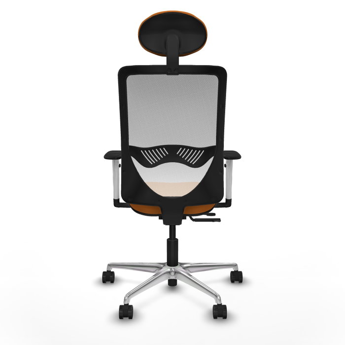 PIQUERAS Y CRESPO Silla de oficina Zulema Naranja y Blanco PIQUERAS Y CRESPO Silla de oficina Zulema Naranja y Blanco