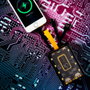 Be Mix Batería Portátil 10000 mAh Power Bank - 3 Salidas, 2 USB + USB-C, Luz LED COB, Compatible iPhone iPad iPod, Batería de Litio