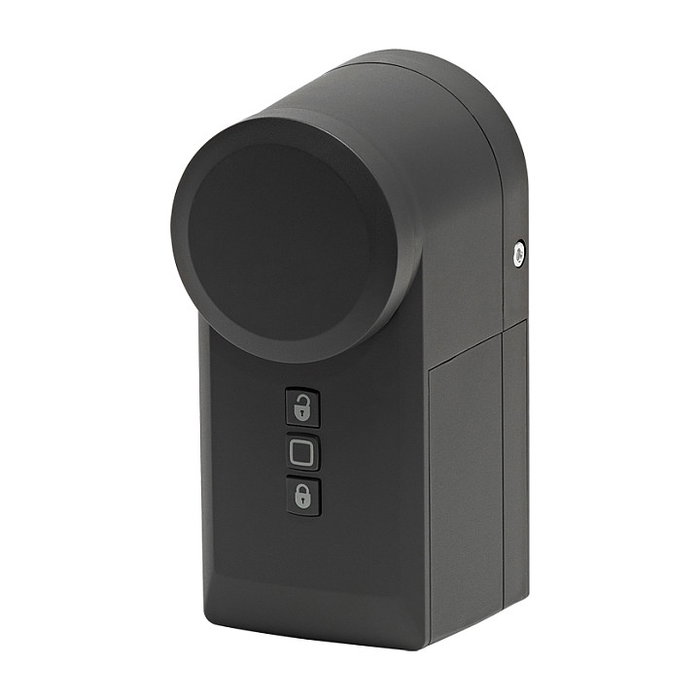 eQ-3 Homematic IP Cerradura de Puerta Inteligente HmIP-DLD-A Antracita, Control Remoto, Sin Llave, IP20, Funciona con App