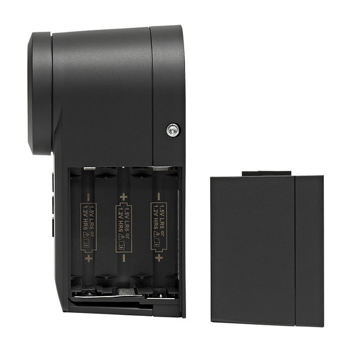 eQ-3 Homematic IP Cerradura de Puerta Inteligente HmIP-DLD-A Antracita, Control Remoto, Sin Llave, IP20, Funciona con App