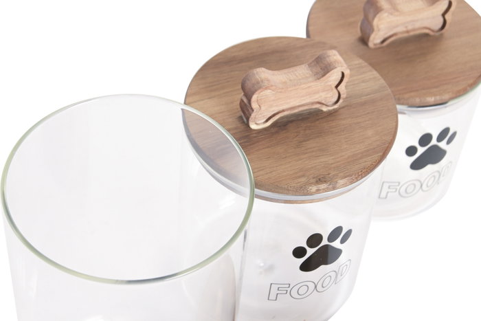 DKD Home Decor Bote Basicos Transparente 12 x 23.5 x 12 cm Set de 3 DKD Home Decor Bote Basicos Transparente 12 x 23.5 x 12 cm Set de 3