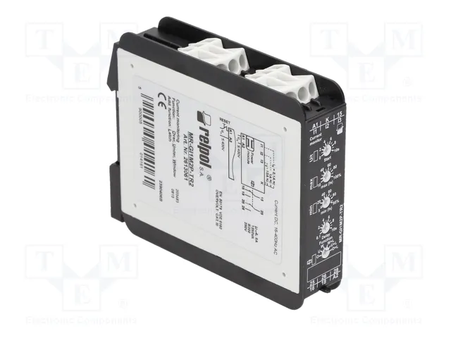 RELPOL MR-GI1M2P-TR2 Relé de monitorización de corriente 12-400VAC