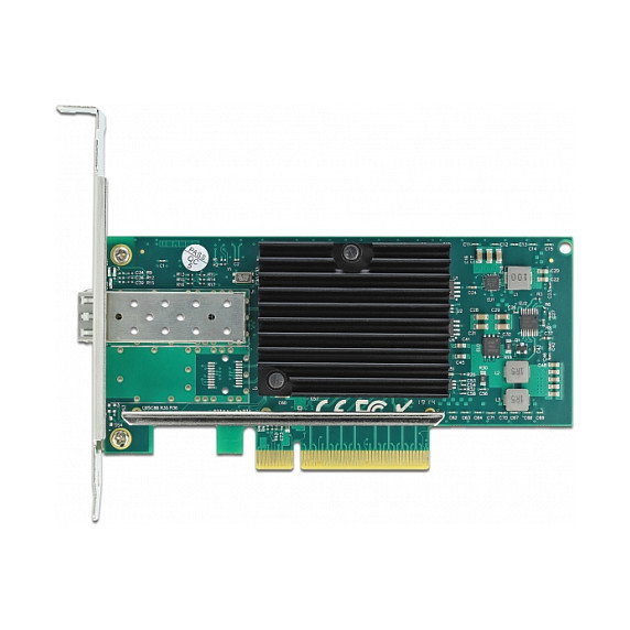 DeLOCK PCI Express x8 Network Card 10 Gigabit LAN 1 x SFP+ i82599EN | Intel 82599 Chip | Para PC | Windows 10/8.1
