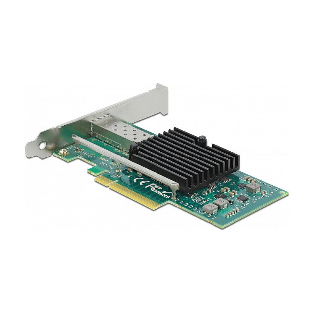DeLOCK PCI Express x8 Network Card 10 Gigabit LAN 1 x SFP+ i82599EN | Intel 82599 Chip | Para PC | Windows 10/8.1