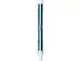 Tombow MONO Stick Borrador Portaminas de Precisión Recargable, Punta de Goma 6.7 mm, Carcasa Transparente, Cuerpo Blanco Azul Negro, Ideal para Dibujo y Oficina