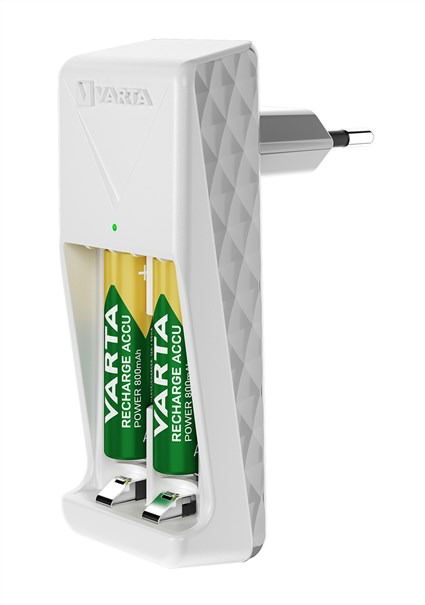 Varta 57656101451 Cargador Pilas 2 AA/AAA Mini con 2xAA 2100 mAh (56706) Varta 57656101451 Cargador Pilas 2 AA/AAA Mini con 2xAA 2100 mAh (56706)