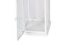 Farola Shabby DKD Home Decor Blanco Hierro y Cristal Set de 3 Piezas 20 x 55 x 20 cm