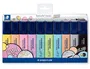 Staedtler Rotulador Textsurfer Classic 364 Pastel & Vintage Bolsa 10 Unidades Colores Surtidos Trazo 1-5mm