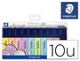 Staedtler Rotulador Textsurfer Classic 364 Pastel & Vintage Bolsa 10 Unidades Colores Surtidos Trazo 1-5mm
