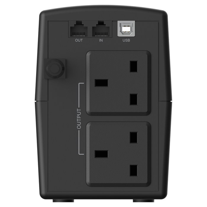 Conceptronic ZEUS01G UPS 650VA/360W con AVR y 2 salidas AC Tipo G