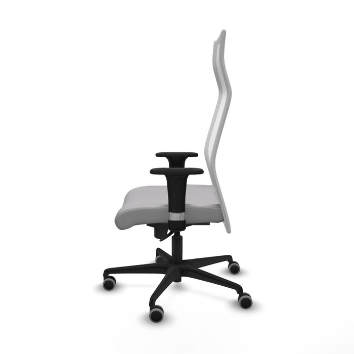 PIQUERAS Y CRESPO Sillón Albacete con mecanismo Sincro, Gris claro y Blanco PIQUERAS Y CRESPO Sillón Albacete con mecanismo Sincro, Gris claro y Blanco