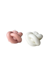 Aberto Design Juego de Velas 42ST Soyá Rosa y Blanco Fragancia Lavanda y Vainilla Decoración Hogar Relax 2 Piezas
