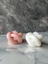 Aberto Design Juego de Velas 42ST Soyá Rosa y Blanco Fragancia Lavanda y Vainilla Decoración Hogar Relax 2 Piezas