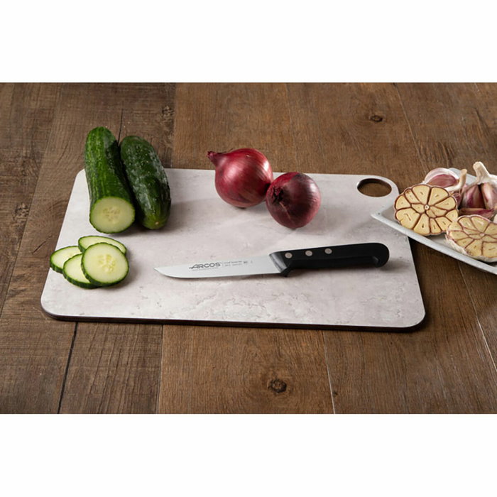 Arcos Cuchillo de cocina serie Universal 130 mm con acero nitrum® y mango negro ergonómico Arcos Cuchillo de cocina serie Universal 130 mm con acero nitrum® y mango negro ergonómico