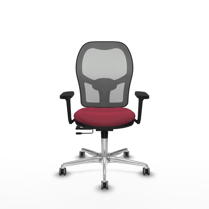 PIQUERAS Y CRESPO Silla de oficina Jorquera Granate y Gris PIQUERAS Y CRESPO Silla de oficina Jorquera Granate y Gris