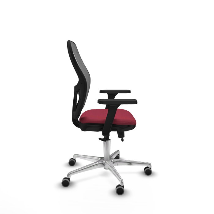 PIQUERAS Y CRESPO Silla de oficina Jorquera Granate y Gris PIQUERAS Y CRESPO Silla de oficina Jorquera Granate y Gris