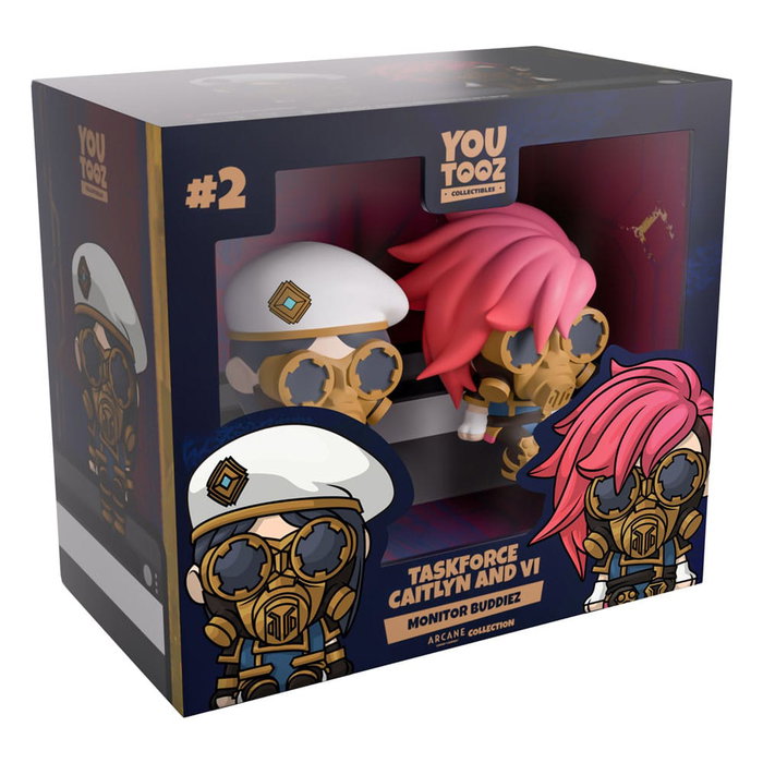 Youtooz Arcane Pack de 2 Figuras Vinyl Caitlyn & Vi Taskforce 7 cm