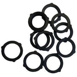 Riegolux Junta de Goma Plana 1/2 pulgada, Bolsa de 10 unidades