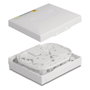 DeLOCK Caja de conexión de fibra óptica FTTH para montaje en pared 4 x SC Simplex o LC Duplex blanco