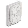 DeLOCK Caja de conexión de fibra óptica FTTH para montaje en pared 4 x SC Simplex o LC Duplex blanco
