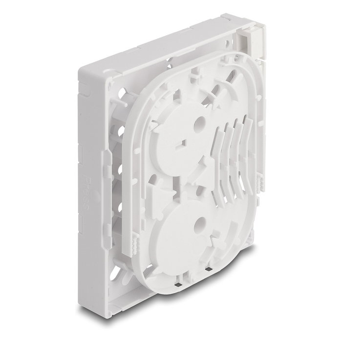 DeLOCK Caja de conexión FTTH para montaje en pared, 4 x SC Simplex o LC Duplex, Blanco DeLOCK Caja de conexión FTTH para montaje en pared, 4 x SC Simplex o LC Duplex, Blanco