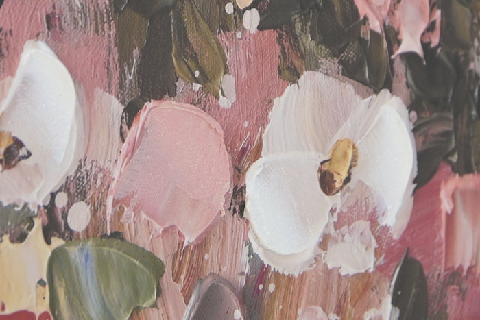 DKD Home Decor Cuadro Montañas Lienzo MDF Verde Azul 122.5 x 3.5 x 82.5 cm (2 Unidades)