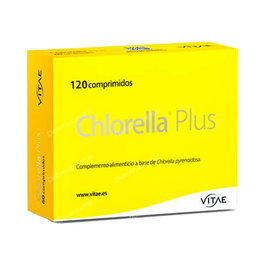 VITAE Chlorella Plus 1000Mg 120 Comp. Suplemento Vegano con Zinc y Clorofila