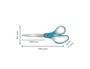 Leitz Cosy Tijeras de Oficina 205 mm Acero Inoxidable con Recubrimiento Titanio Color Azul