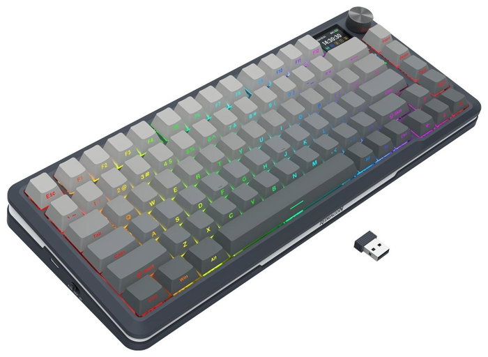 Redragon Flekact K708GG-RGB-PRO Leopard L Gris Redragon Flekact K708GG-RGB-PRO Leopard L Gris