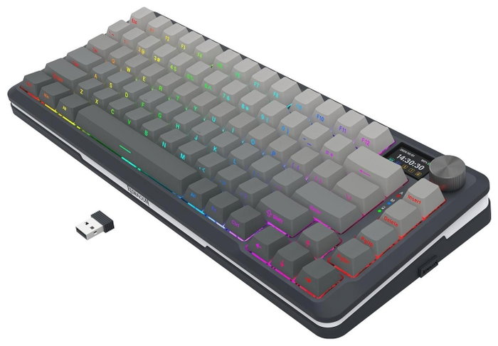 Redragon Flekact K708GG-RGB-PRO Leopard L Gris Redragon Flekact K708GG-RGB-PRO Leopard L Gris