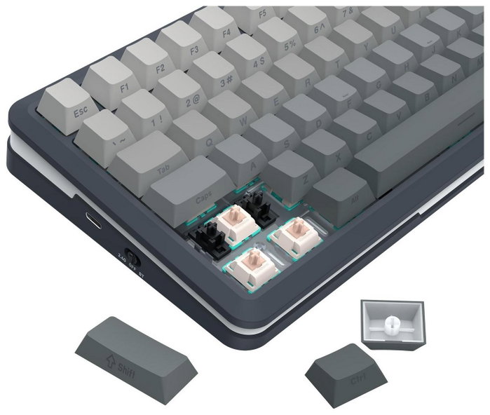 Redragon Flekact K708GG-RGB-PRO Leopard L Gris Redragon Flekact K708GG-RGB-PRO Leopard L Gris