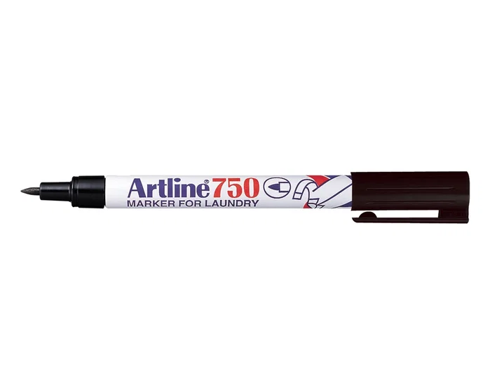 Artline Rotulador permanente lavable para textil Textk-750 Negro punta redonda 0,7 mm Artline Rotulador permanente lavable para textil Textk-750 Negro punta redonda 0,7 mm