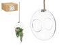 GIFTDECOR Jarrón Colgar Cuerda Abombado Grande