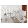 Digitus DA-90476 Soporte para Monitor de 57 pulgadas, 27 kg, Blanco