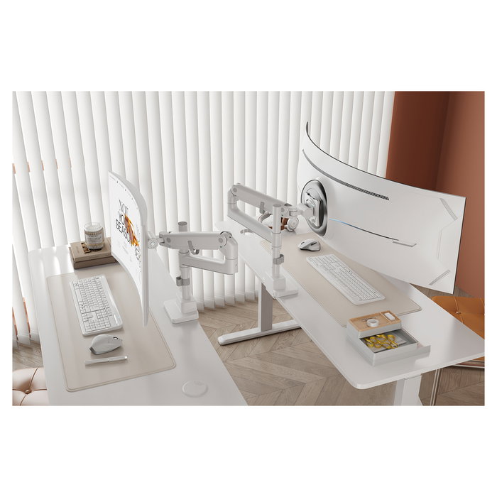 Digitus Single Monitorhalterung Soporte de Monitor 57 Pulgadas y 27 kg de Capacidad para Soporte de Pantalla Individual