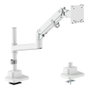 Digitus DA-90476 Soporte para Monitor de 57 pulgadas, 27 kg, Blanco