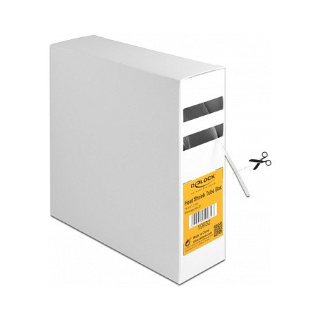 DeLOCK 19932 Tubo termorretráctil 15 m x 1,2 mm 2:1 Blanco DeLOCK 19932 Tubo termorretráctil 15 m x 1,2 mm 2:1 Blanco