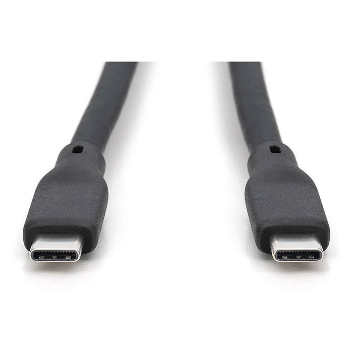Digitus Cable USB C a C 3.2 Gen 2, Silicona, 1m, Negro