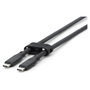 DIGITUS Cable USB 3.2 Gen 1 USB C a USB C de silicona, 1m, negro