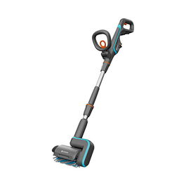 GARDENA AquaBrush Patio 03 P4A Cepillo Multi-Rein para Patio a Batería 18V, 14841-55, Verde y Gris