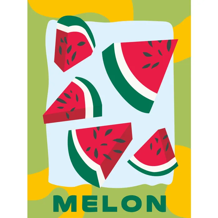 Ravensburger CreArt 25516 - Pintar por números, adulto, 18x24 cm, Melón, actividad relajante y creativa