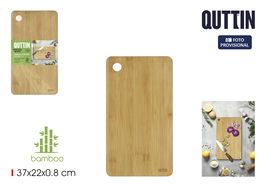 Quttin Tabla para Cortar de Bambú 27 x 15 x 0.8 cm (24 Unidades)