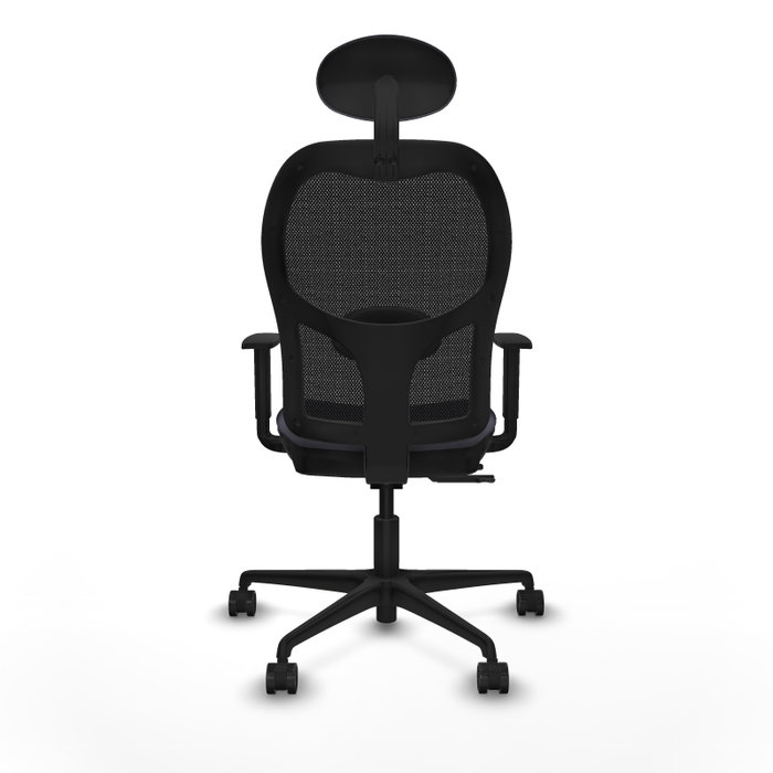 PIQUERAS Y CRESPO Silla de oficina Jorquera Sincro/Traslack Gris oscuro y Negro