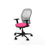 PIQUERAS Y CRESPO Silla de oficina Jorquera Rosa y Blanca