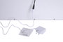 DKD Home Decor Espejo LED Cristal 50x70 Táctil